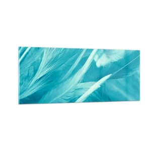 Billede på glas - At drukne i fluff - 100x40 cm