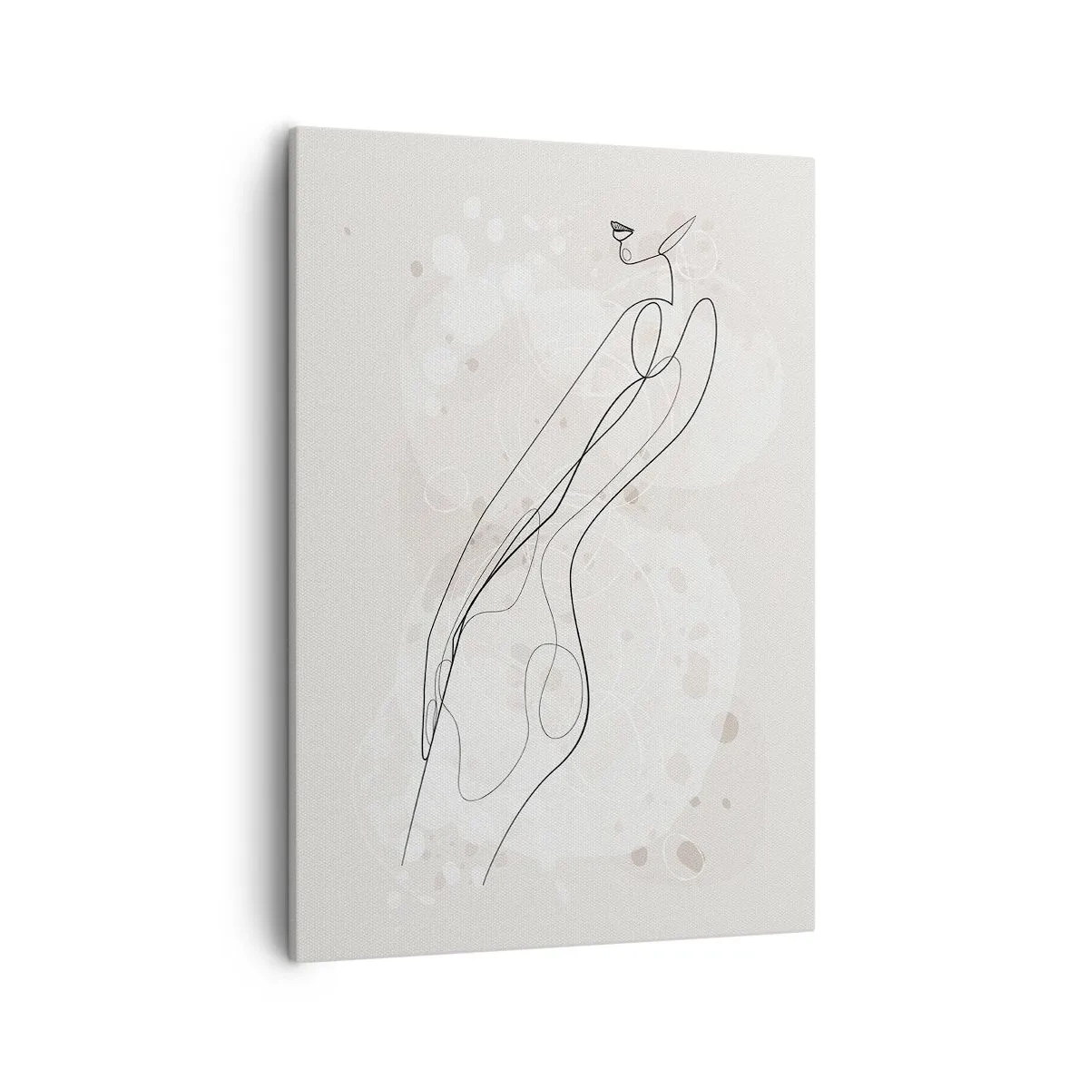 Lærredstryk - Billede på lærred - At forvilde sig med blikket - 50x70 cm