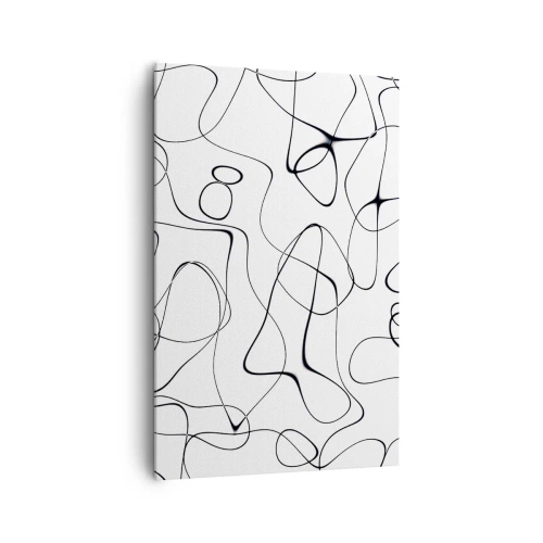 Lærredstryk - Billede på lærred - Livets veje, skæbnens omskiftelser - 80x120 cm