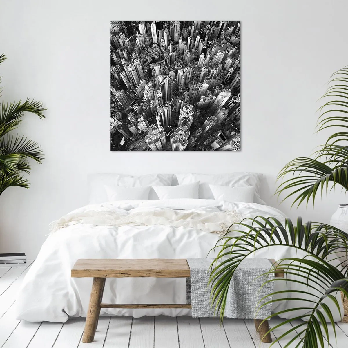 Lærredstryk - Billede på lærred - Stadig højere og højere - 50x50 cm