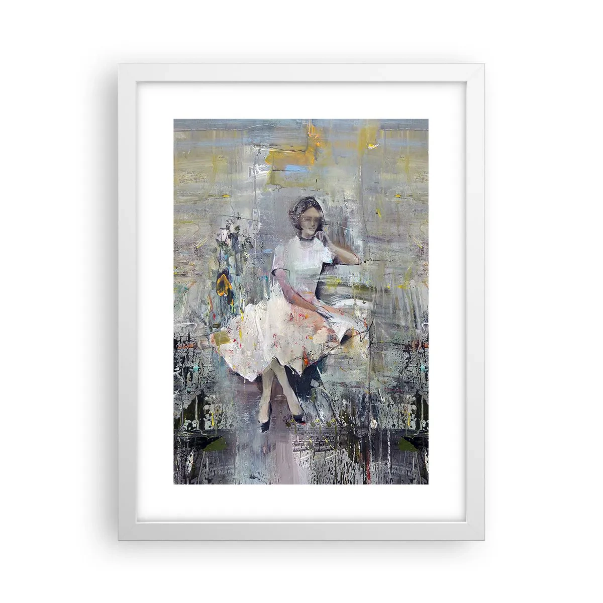 Plakat i hvid ramme - Klassisk og moderne - 30x40 cm