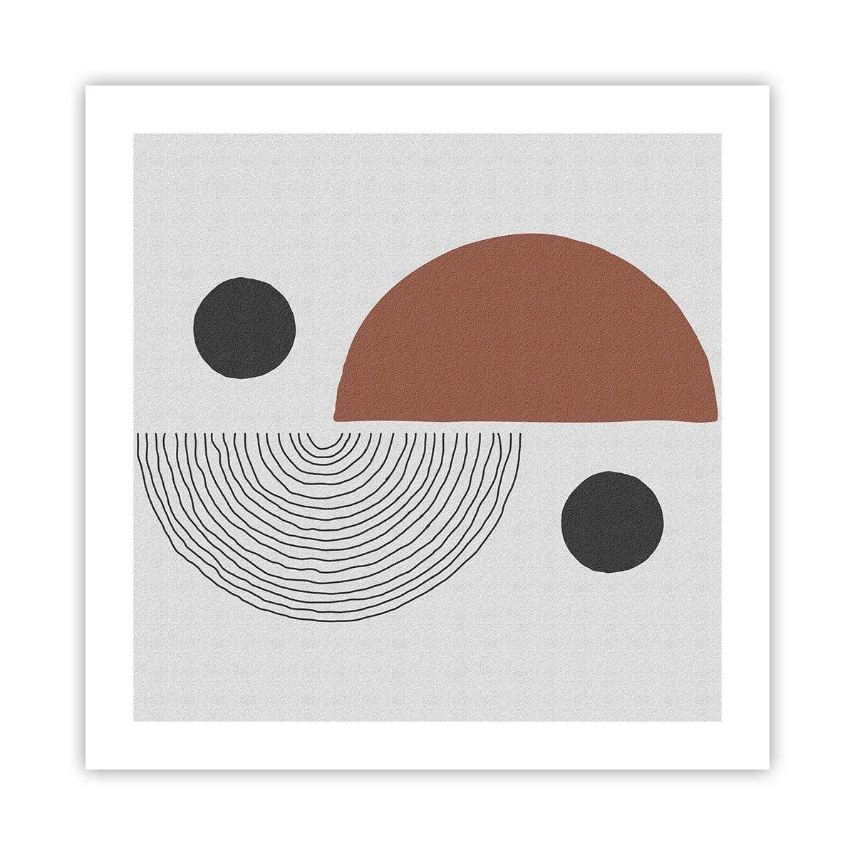 Plakat - Perfektion af hjulet - 50x50 cm