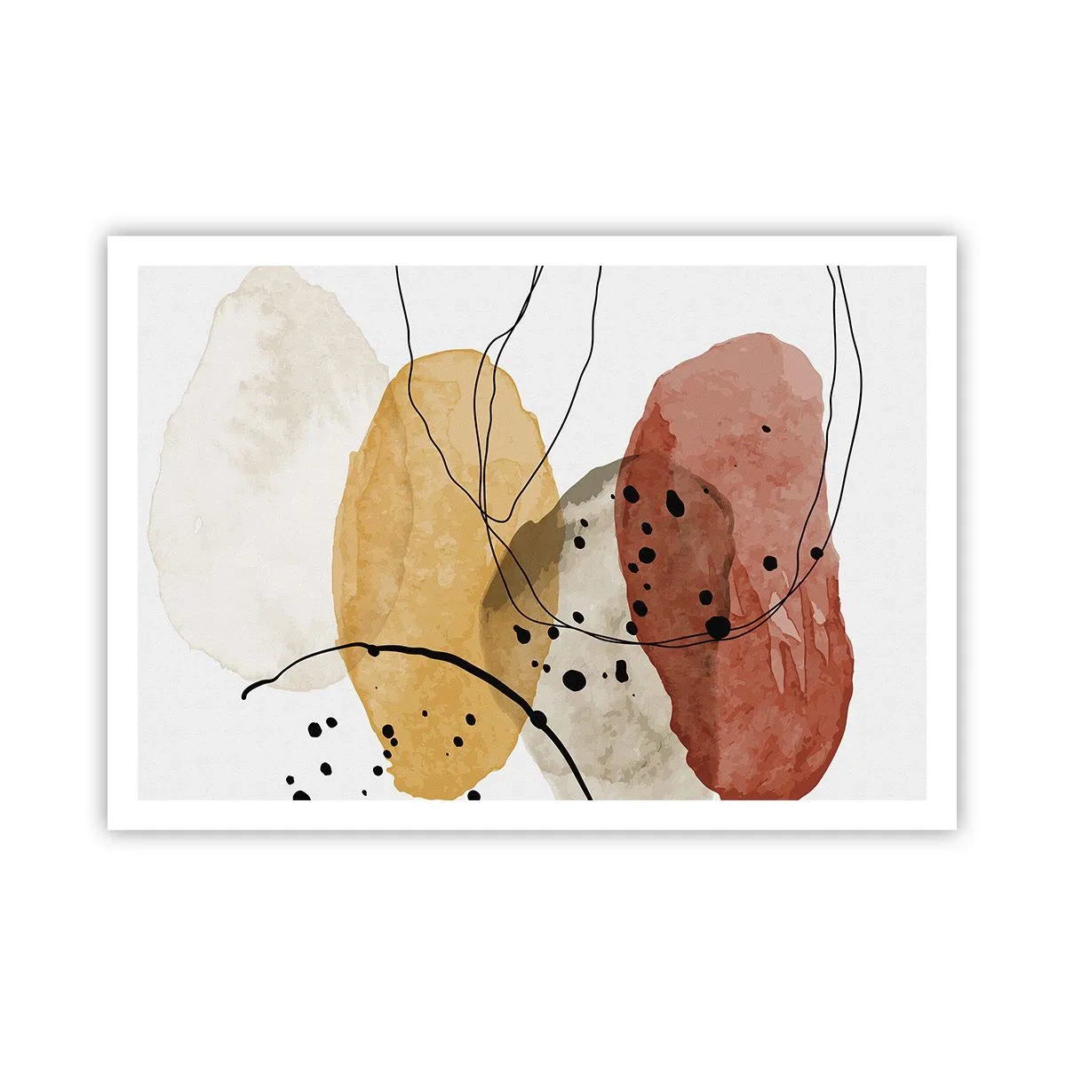 Plakat - Som lys, klar luft - 100x70 cm