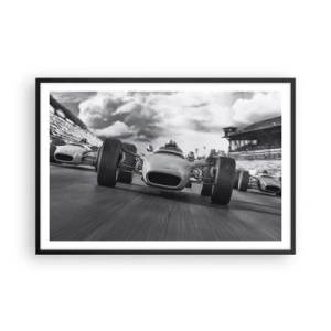 Plakat i sort ramme - Der er kraft! - 91x61 cm