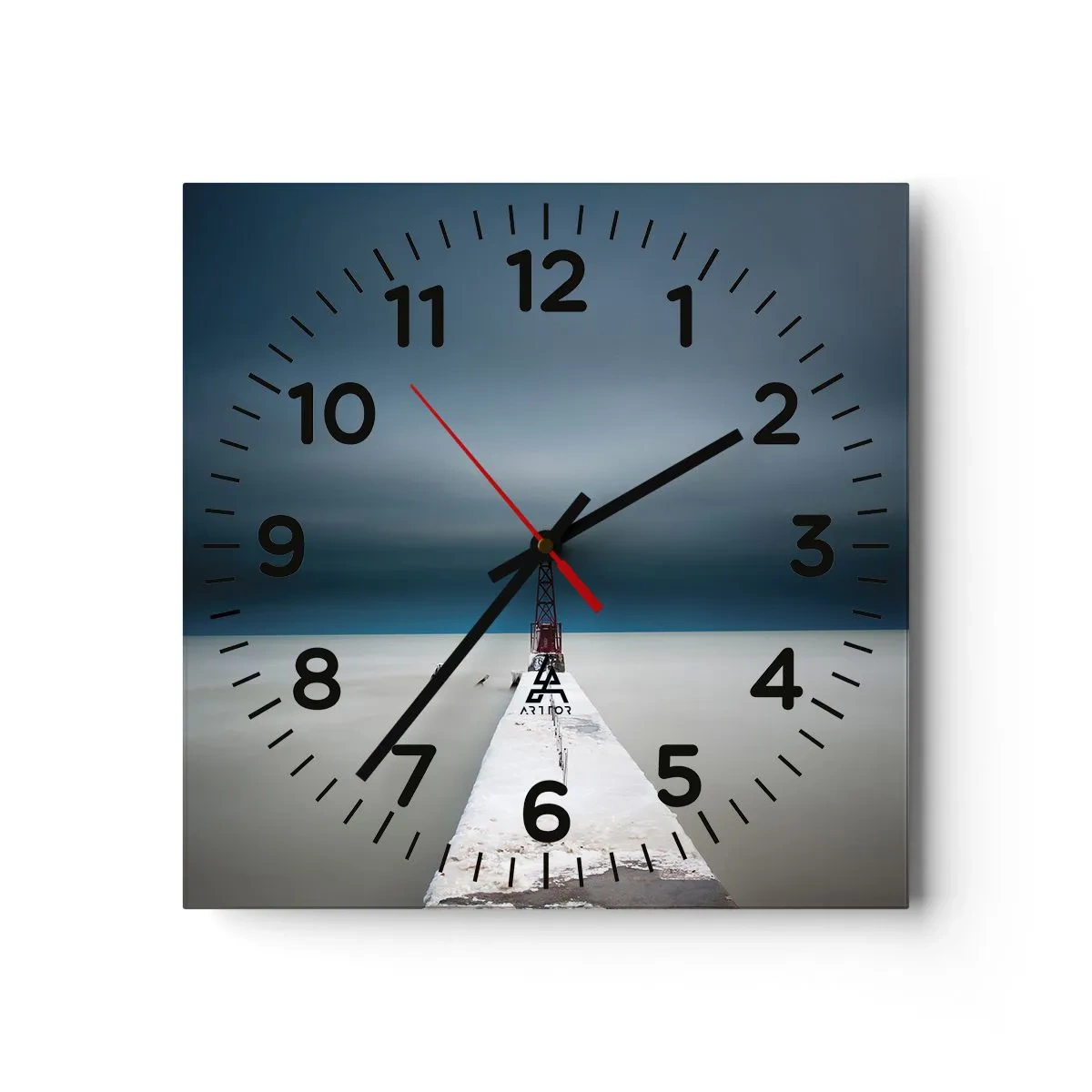 Vægur, Uret - At møde det uendelige - 40x40 cm