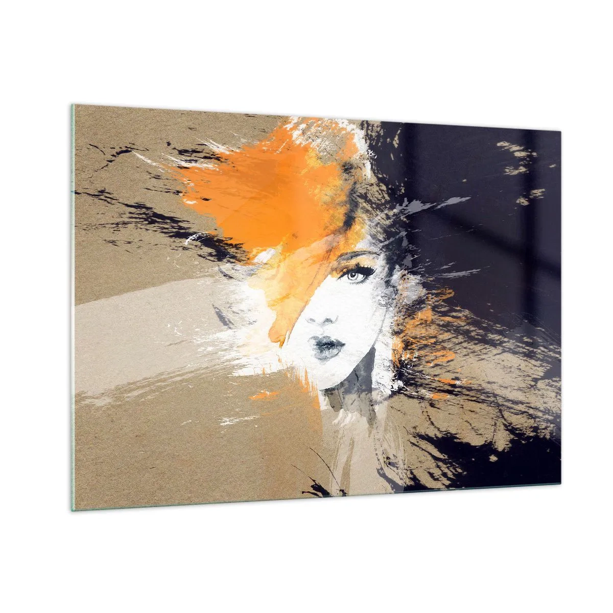Billede på glas - Og det bliver let - 100x70 cm