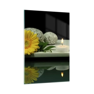 Billede på glas - Beroliger sanserne - 80x120 cm