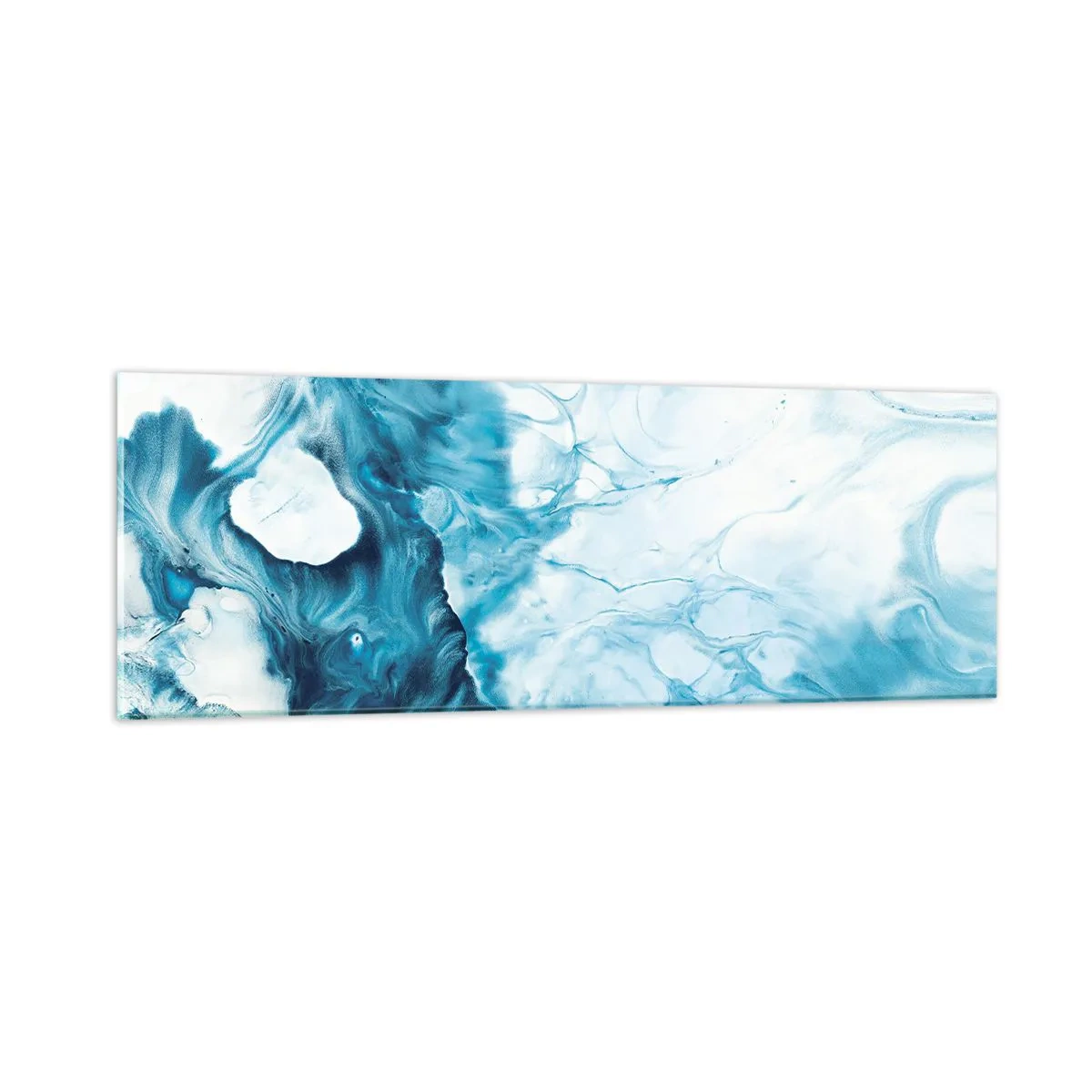 Billede på glas - Blå koncert - 90x30 cm