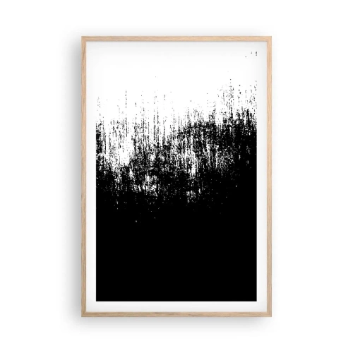 Plakat i ramme af lyst egetræ - Og vinderen er... - 61x91 cm