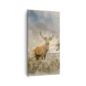 Lærredstryk - Billede på lærred - Værdighed - styrke - værdighed - 65x120 cm