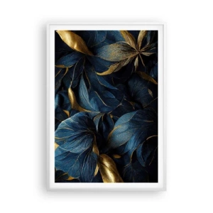 Plakat i hvid ramme - Foret med guld - 70x100 cm