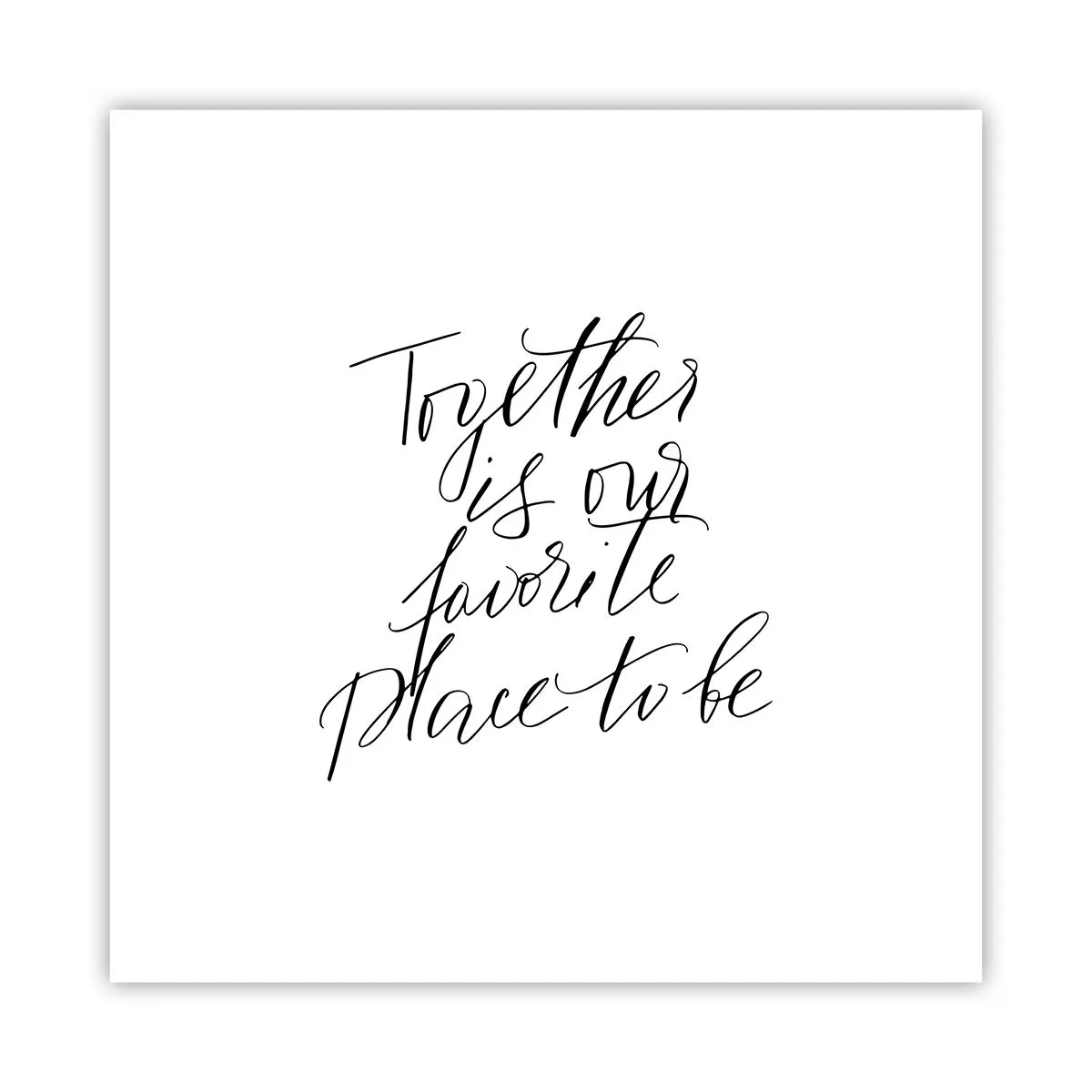 Plakat - Føler du det også? - 30x30 cm