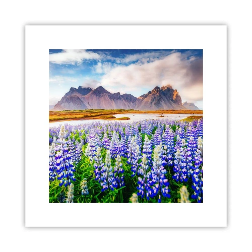 Plakat - Styrke og strenghed ved siden af blidhed - 30x30 cm