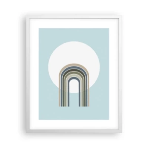 Plakat i hvid ramme - Uimodståelig tiltrækningskraft - 40x50 cm