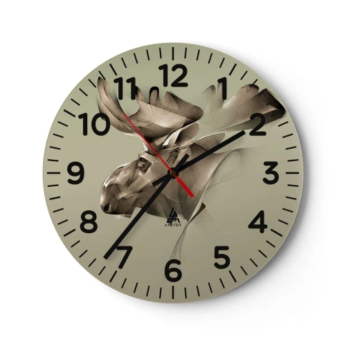 Vægur, Uret - Den blide kraft af ro - 30x30 cm