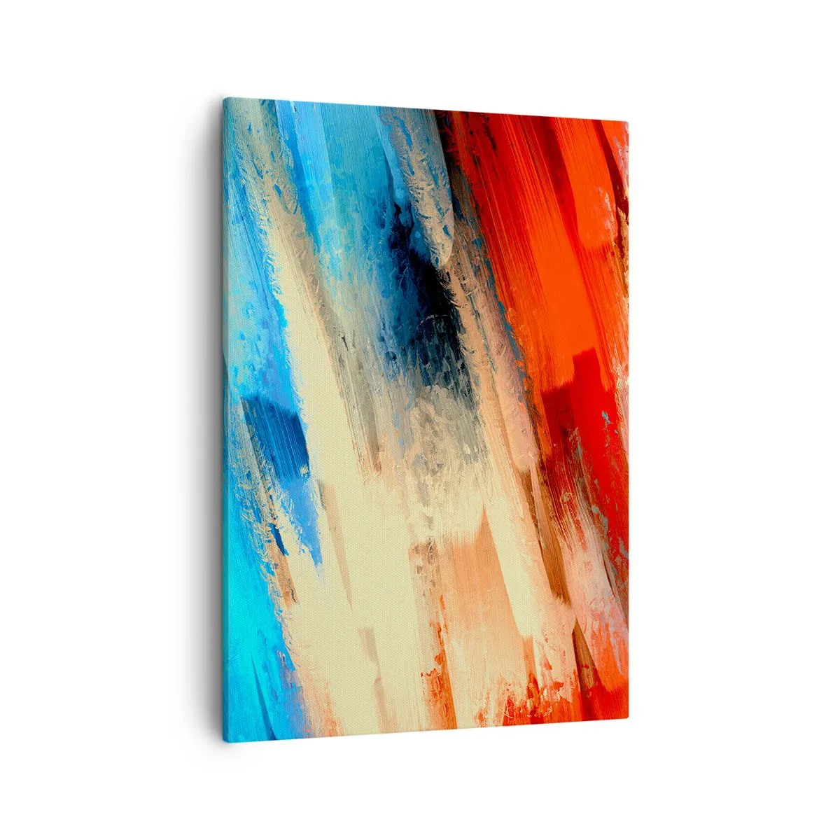 Lærredstryk - Billede på lærred - En kaskade af farver - 50x70 cm