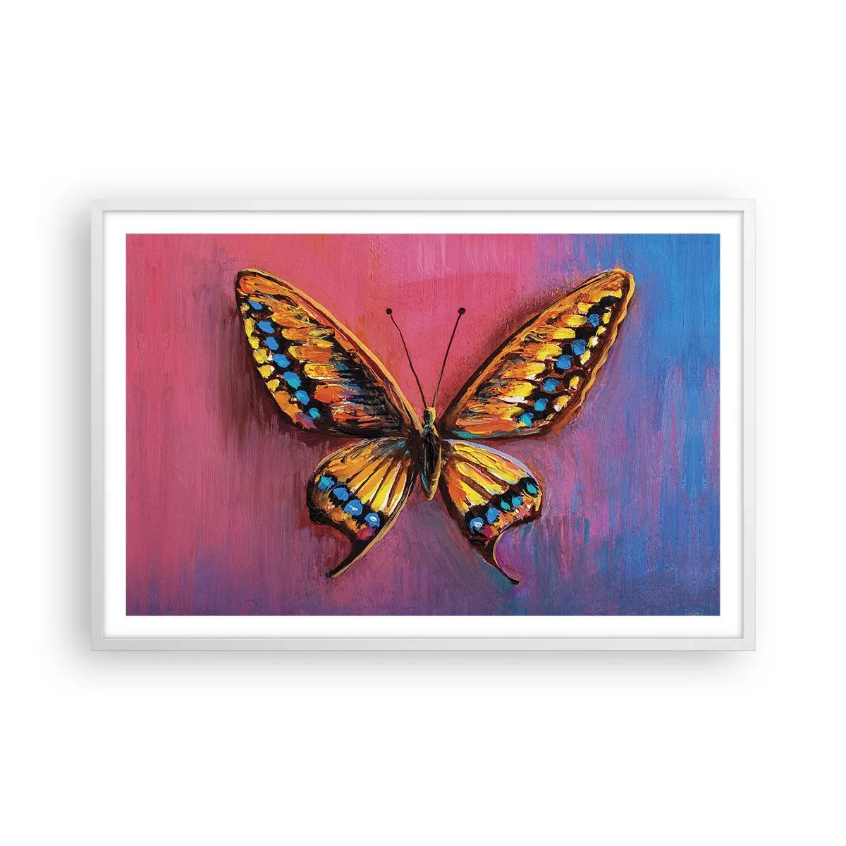 Plakat i hvid ramme - Naturens juvel - 91x61 cm