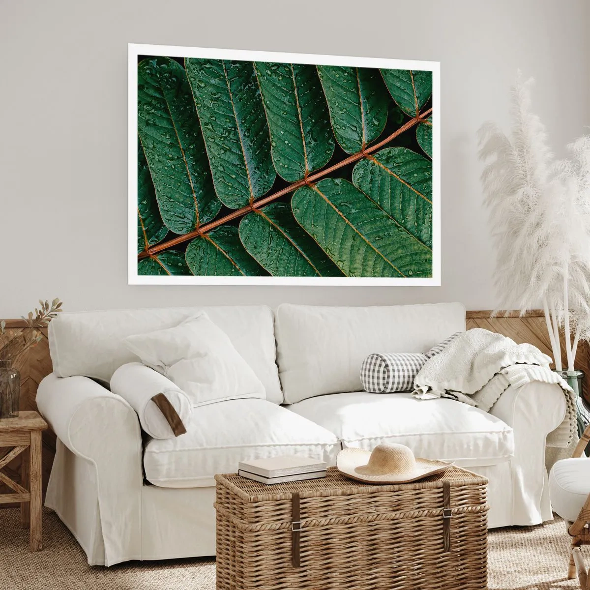 Plakat - I en grøn rytme - 50x40 cm