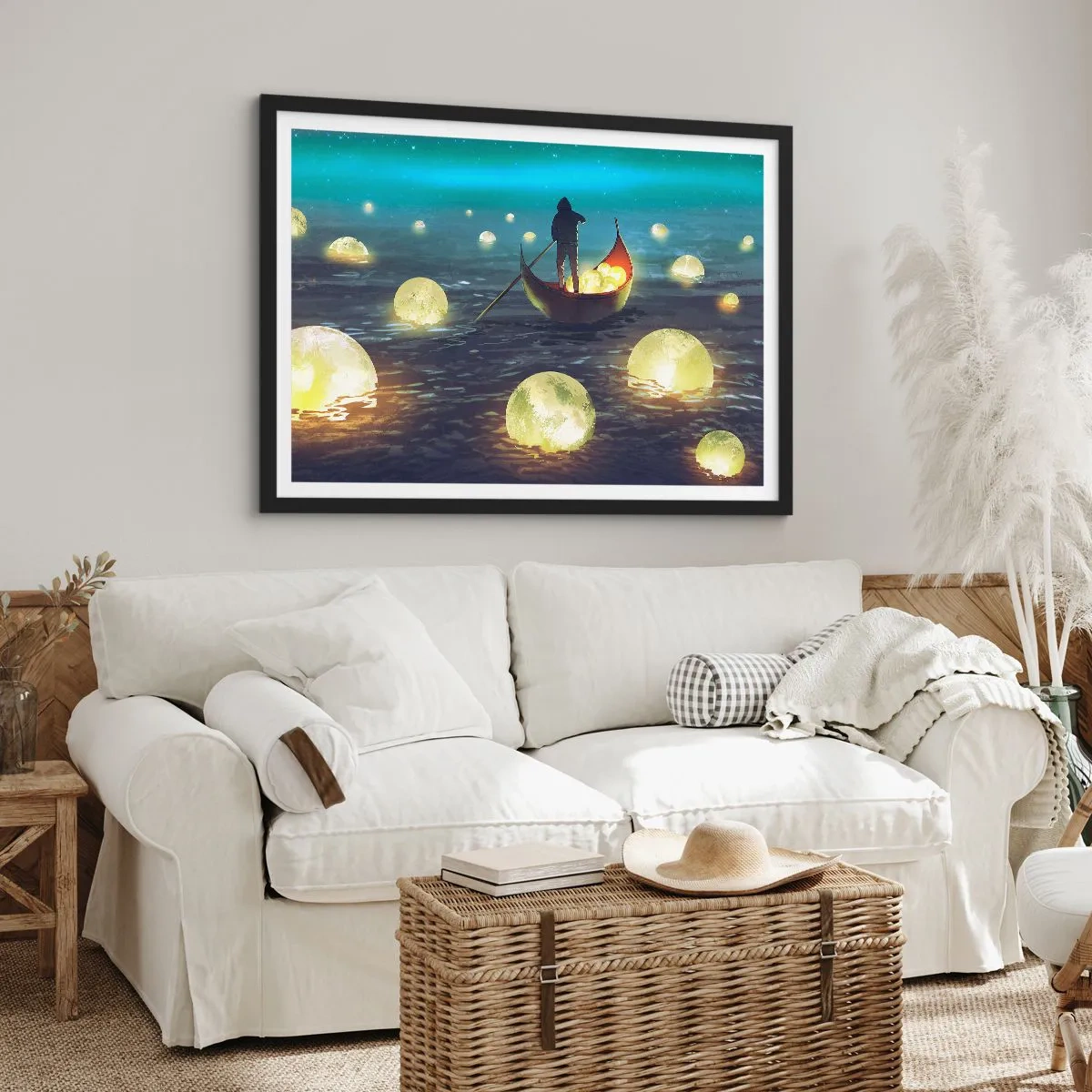 Plakat i sort ramme - Ting, som filosoffer aldrig har drømt om - 91x61 cm