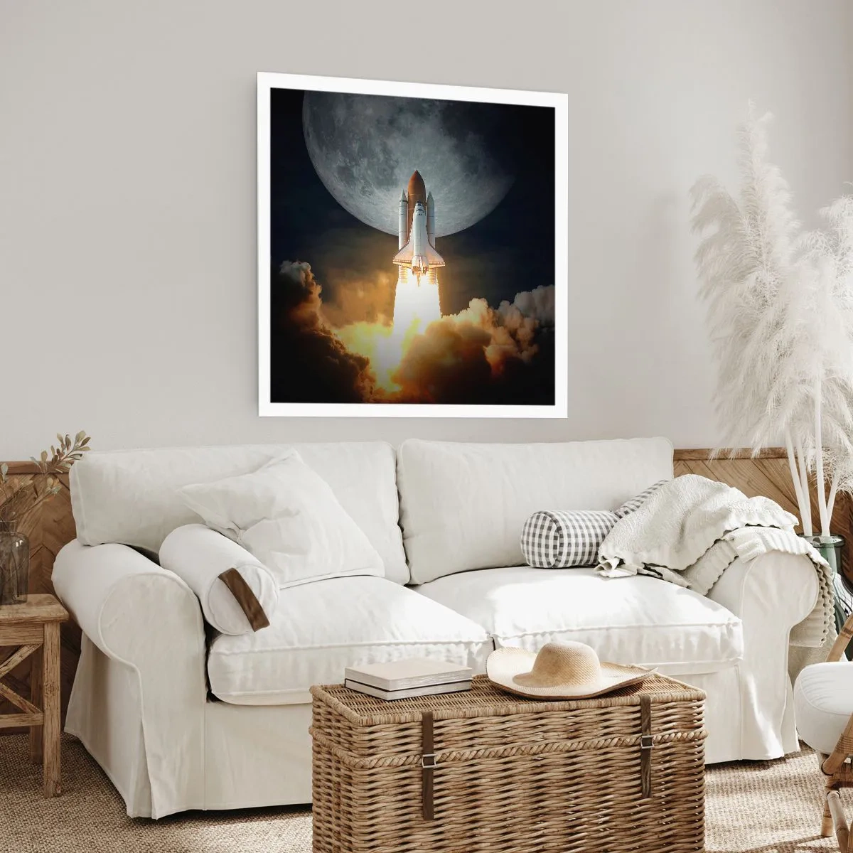 Plakat - Begyndelsen på et overjordisk eventyr - 50x50 cm