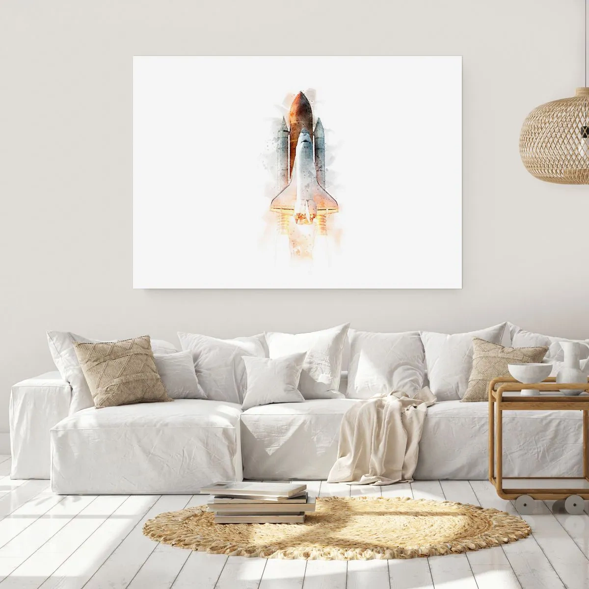 Plakat - Opdagelsesrejsende i starten - 91x61 cm