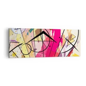 Lærredstryk - Billede på lærred - Eksplosion - 140x50 cm