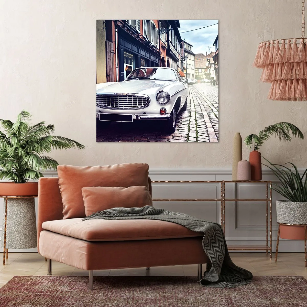 Lærredstryk - Billede på lærred - Fortiden er i dag - 70x70 cm