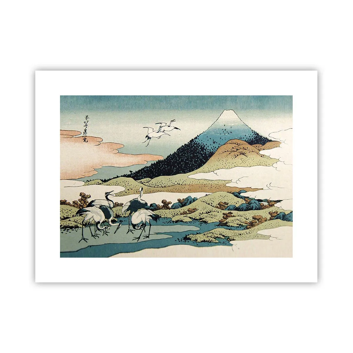 Plakat - I japansk ånd - 40x30 cm
