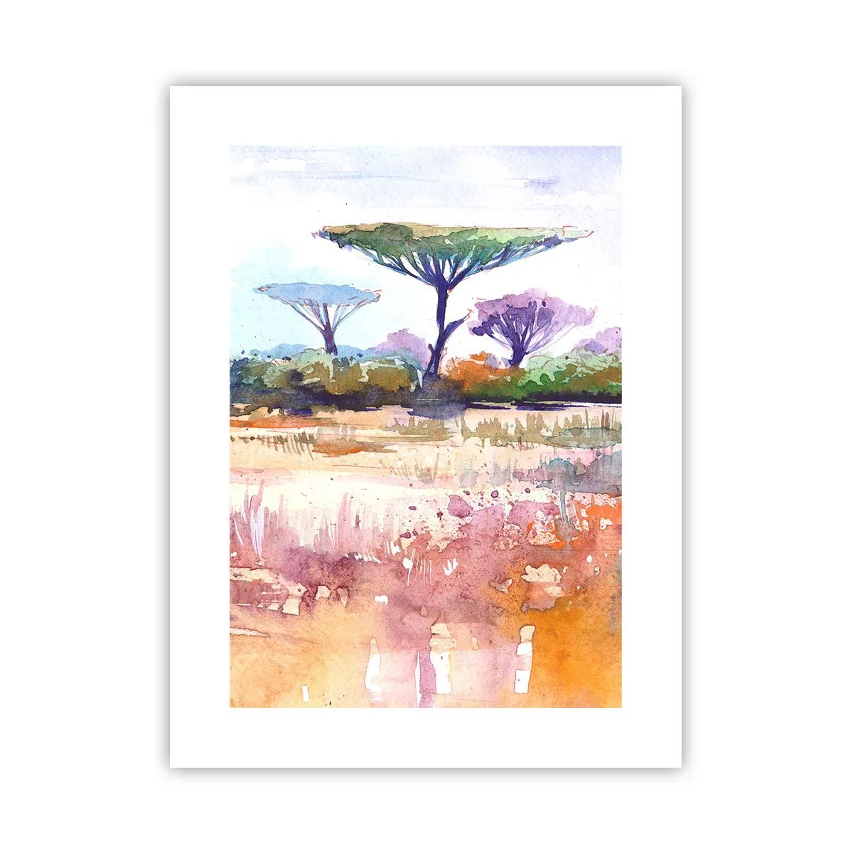 Plakat - Savannens farver - 30x40 cm