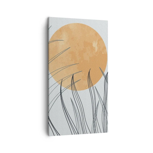 Lærredstryk - Billede på lærred - Altid mod solen - 45x80 cm