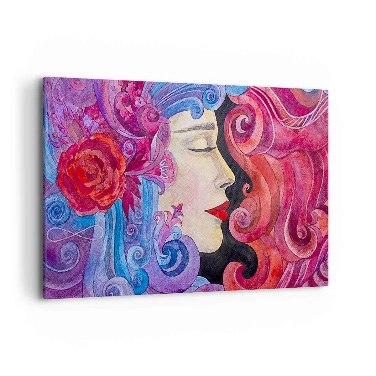 Lærredstryk - Billede på lærred - Art Nouveau er stadig i live - 120x80 cm