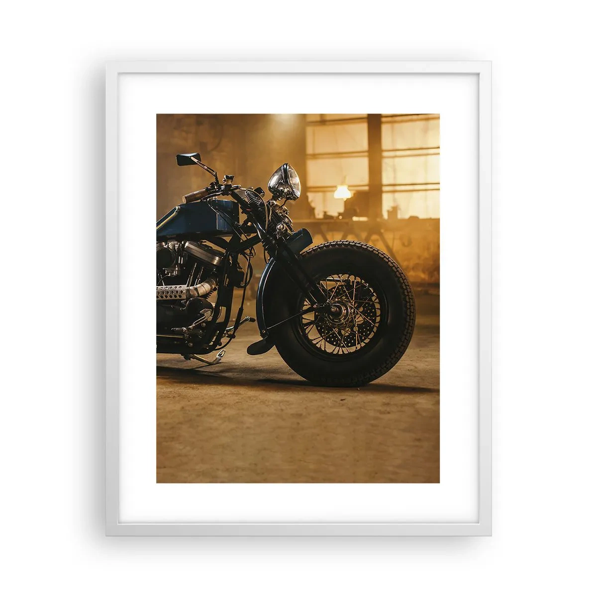 Plakat i hvid ramme - Jeg kan gøre alt - 40x50 cm