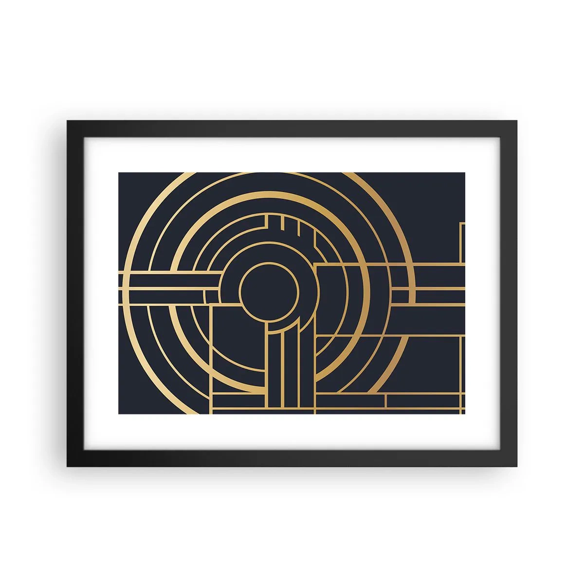 Plakat i sort ramme - At vende tingene på hovedet - 40x30 cm