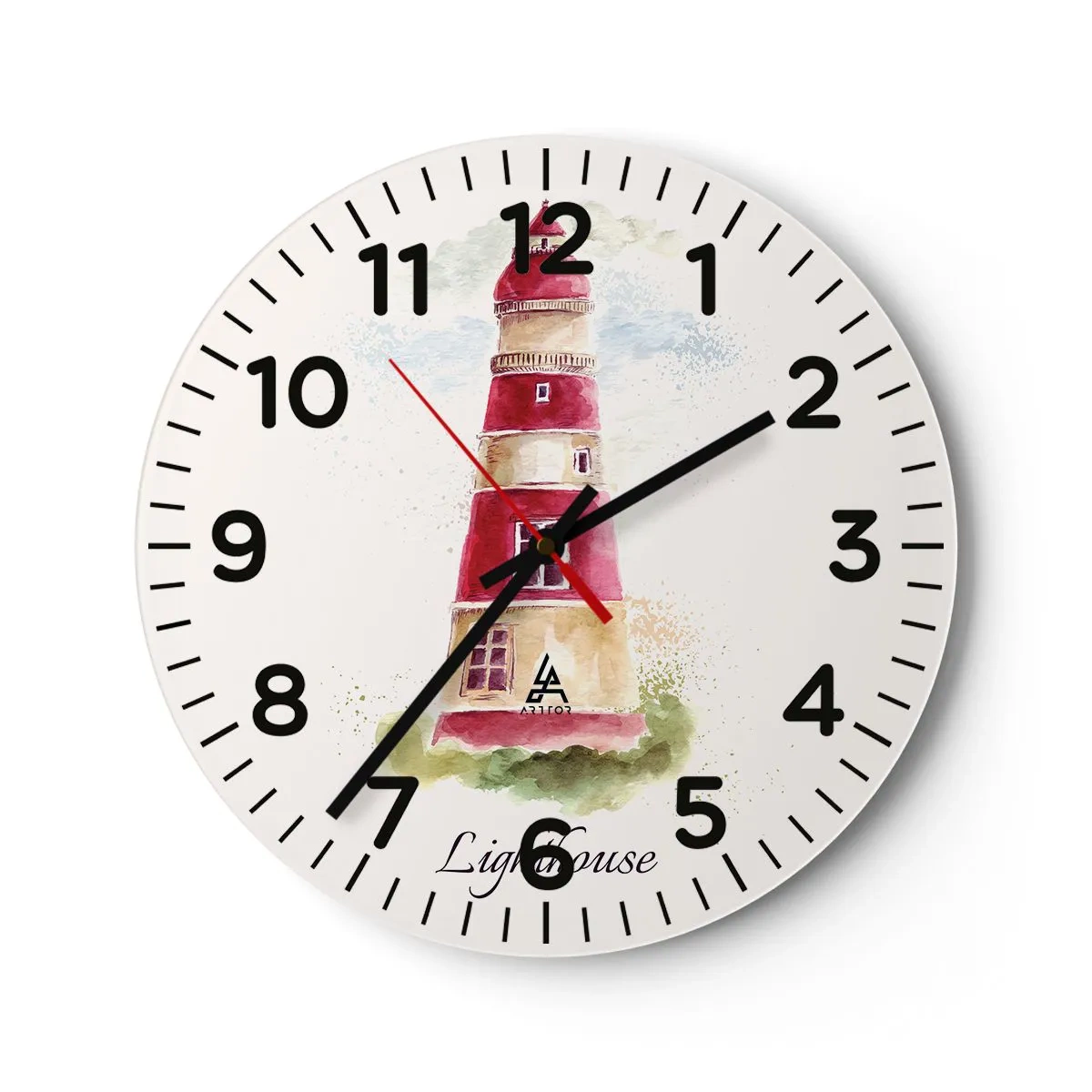 Vægur, Uret - Altid vejret omkring - 40x40 cm