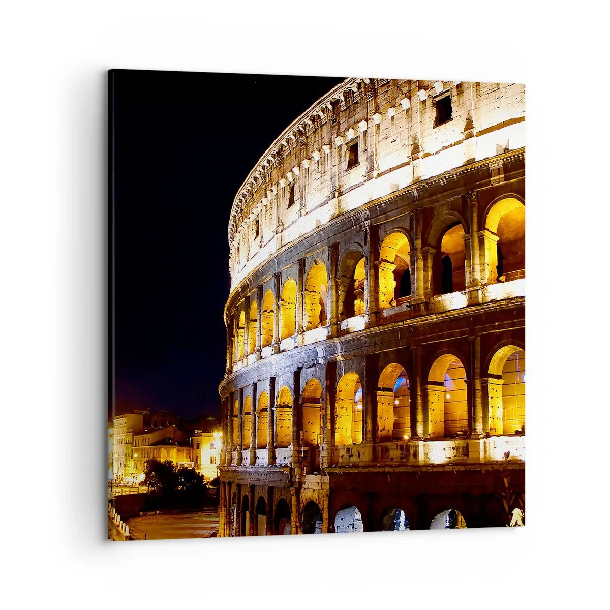 Lærredstryk - Billede på lærred - Legene er ved at begynde - 50x50 cm