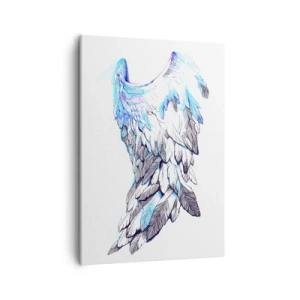 Lærredstryk - Billede på lærred - Jeg har brug for vinger - 50x70 cm
