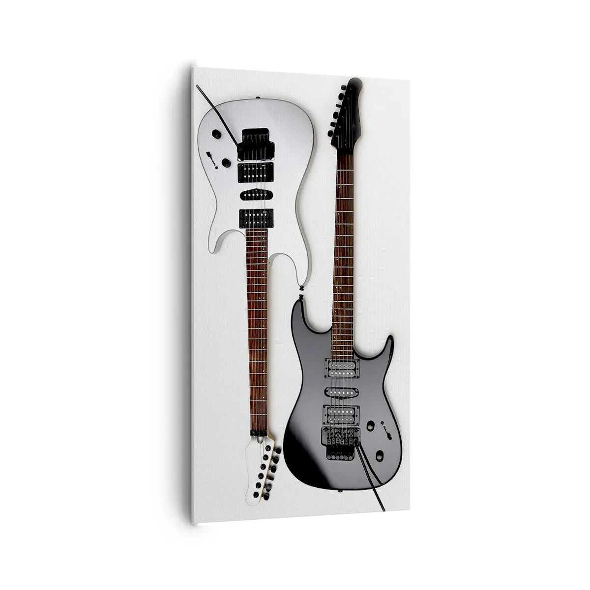 Lærredstryk - Billede på lærred - Harmoni af former - 65x120 cm