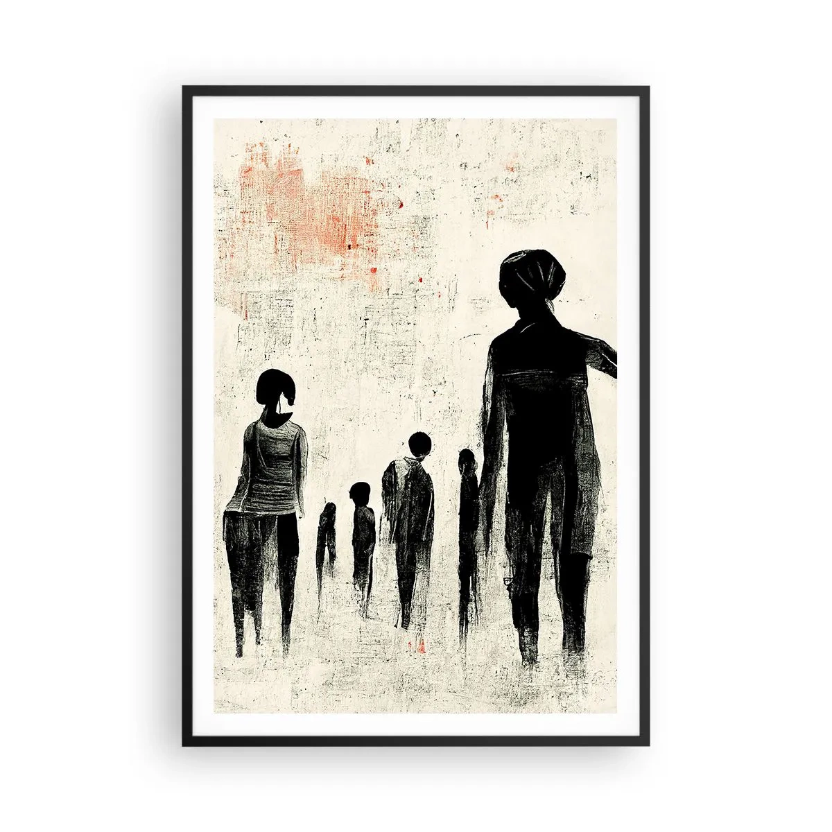Plakat i sort ramme - Mod ensomhed - 70x100 cm