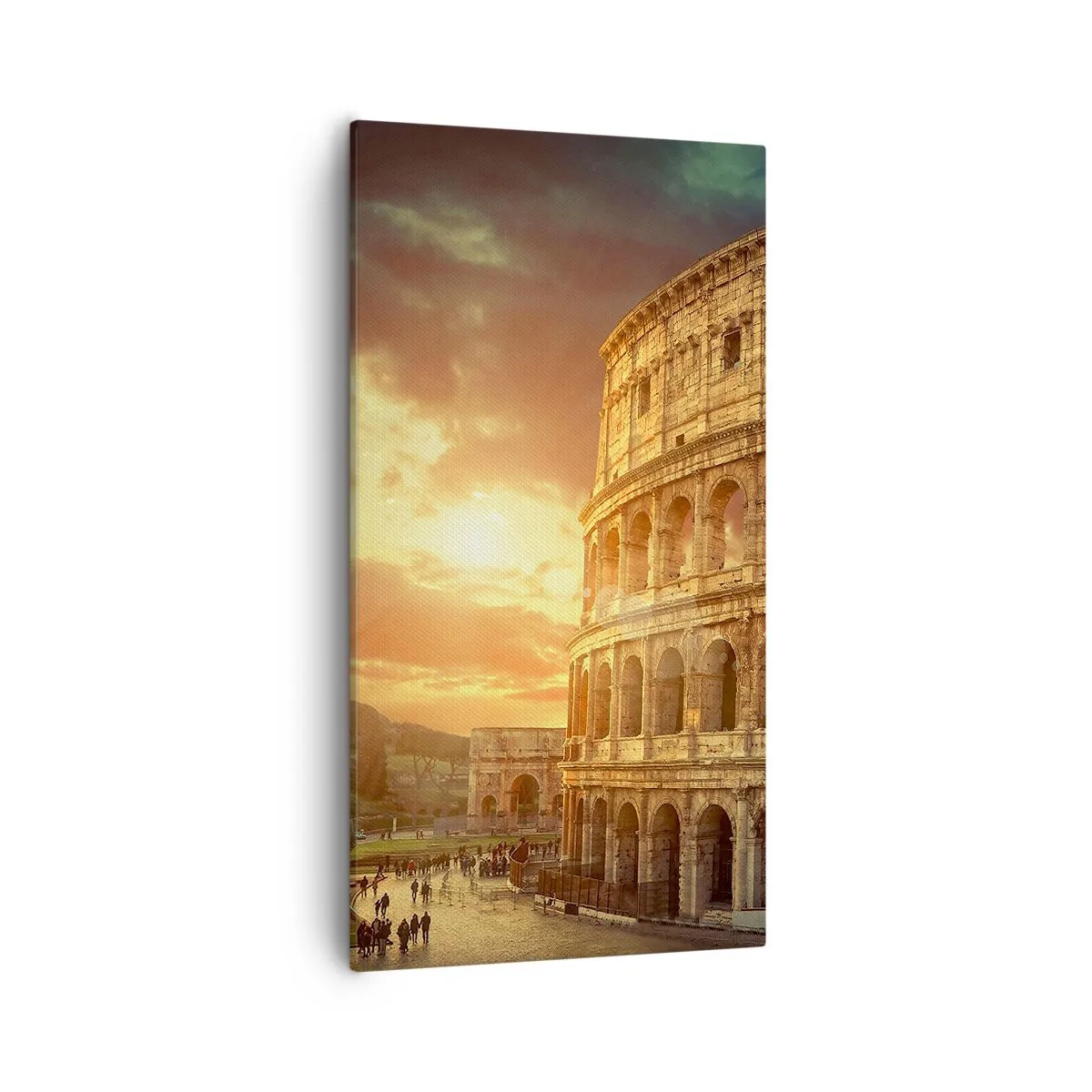 Lærredstryk - Billede på lærred - Kolossalt indtryk - 55x100 cm