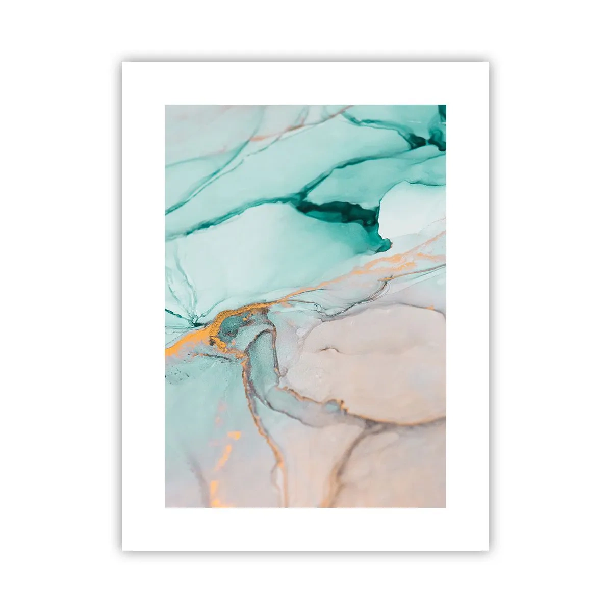 Plakat - Dans af former og farver - 30x40 cm