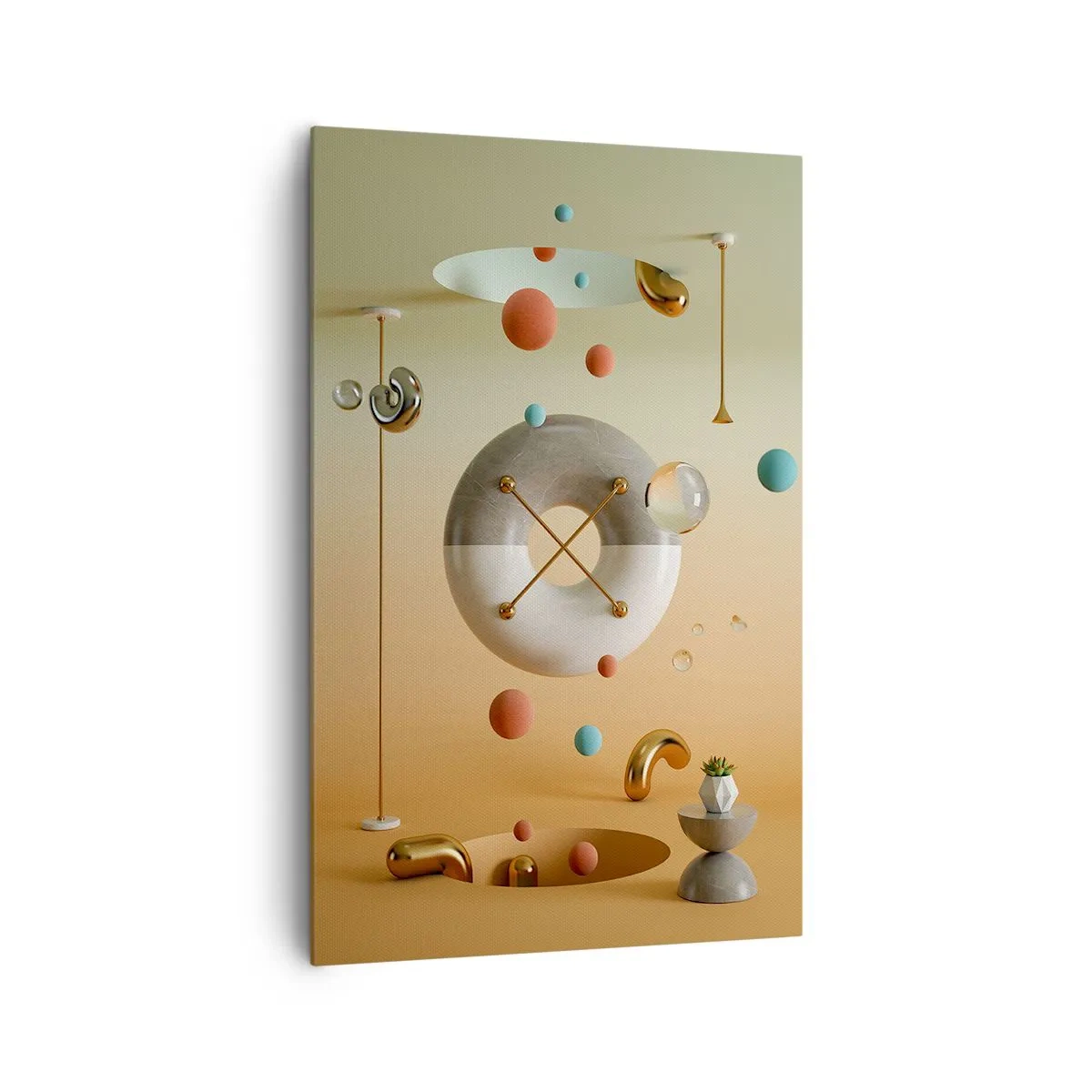 Lærredstryk - Billede på lærred - Alt kan ske - 80x120 cm