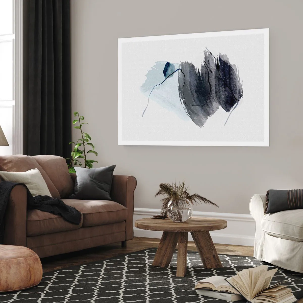 Plakat - Intensitet og bevægelse - 70x50 cm