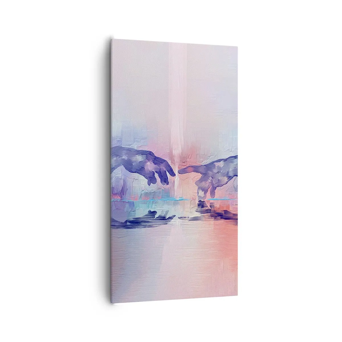 Lærredstryk - Billede på lærred - Den guddommelige gnist af liv - 65x120 cm