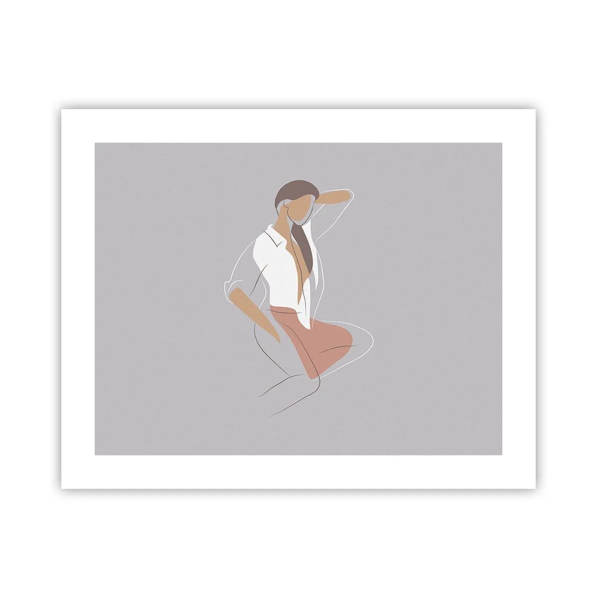 Plakat - Omrids af nåde - 50x40 cm