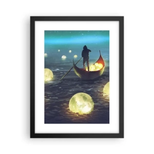 Plakat i sort ramme - Ting, som filosoffer aldrig har drømt om - 30x40 cm