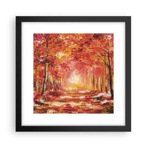 Plakat i sort ramme - Kobberskov - 30x30 cm