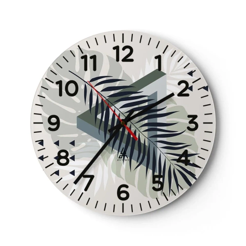 Vægur, Uret - Natur og geometri - to ordener? - 30x30 cm