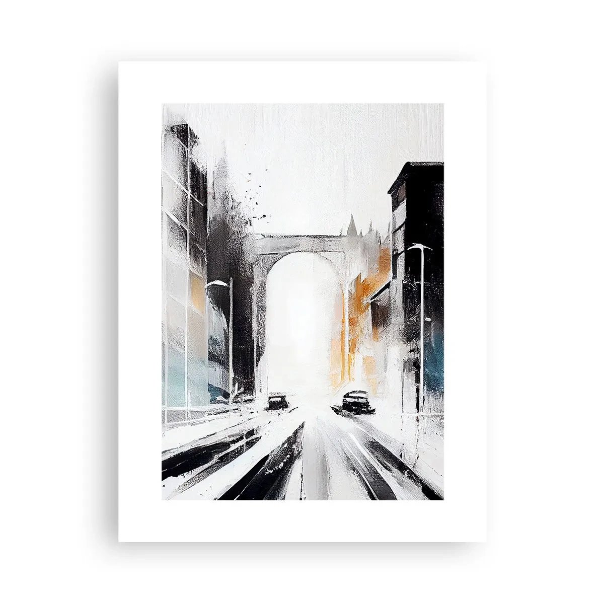 Plakat - Bystudie: arkitektur og bevægelse - 30x40 cm