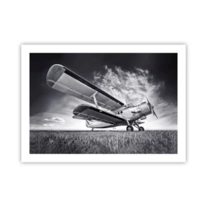 Plakat - Den bevingede vandringsmand - 70x50 cm