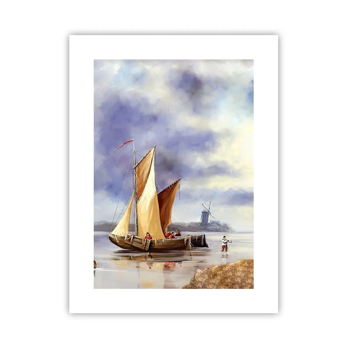 Plakat - Sømændenes tilbagevenden - 30x40 cm